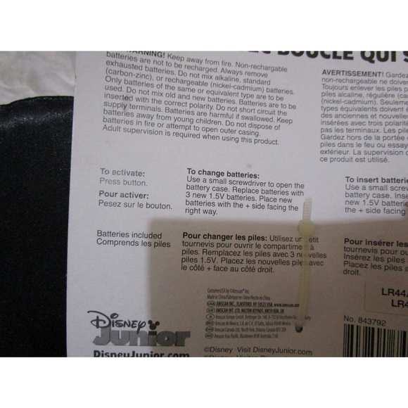 Disney Girl Minnie Mouse Halloween Costume Pink Dress Headband Ears Light Up Bow - Picture 4 of 5